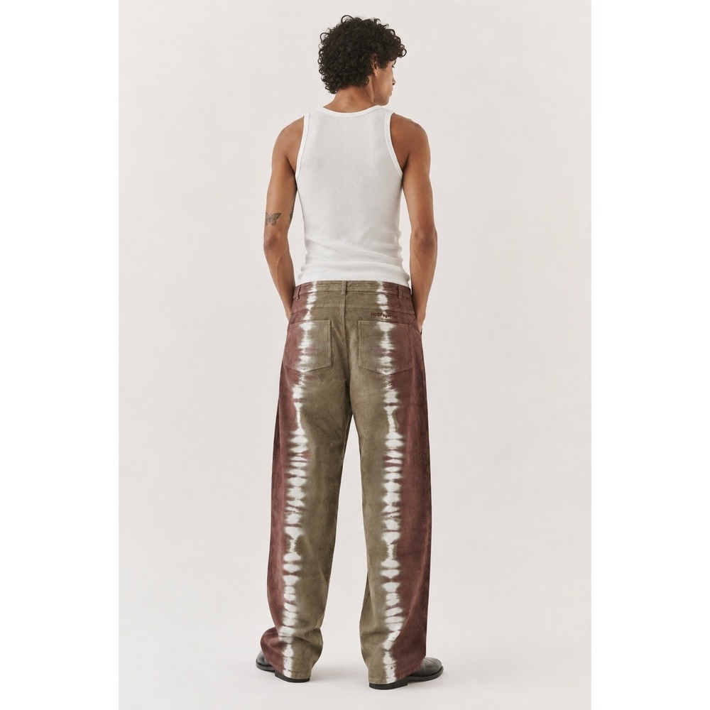 H2OFagerholt Brasilia Tie Dye Corduroy Pants XS BNWT Rare - Picture 4 of 4